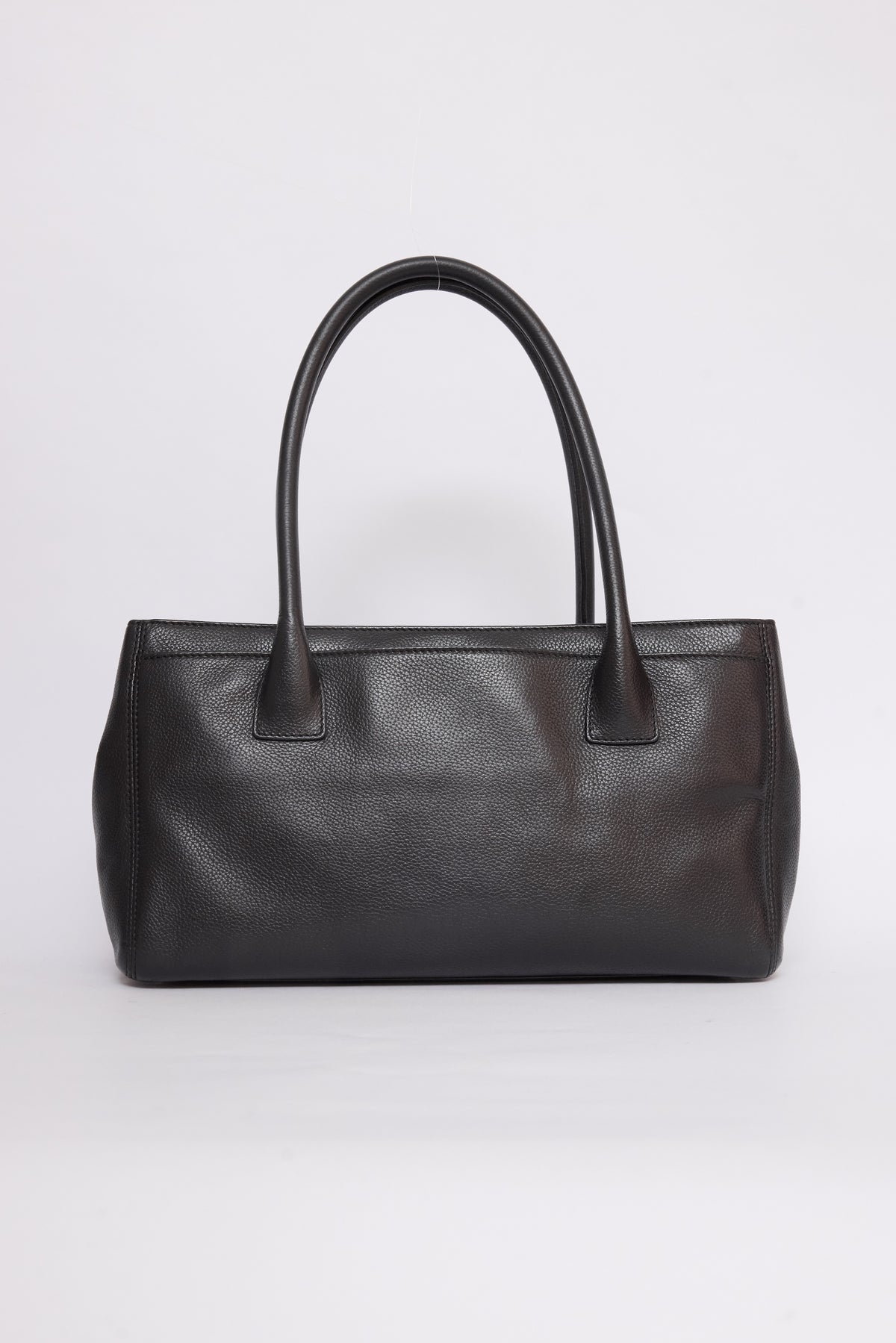 CHANEL BLACK EXECUTIVE CERF TOTE