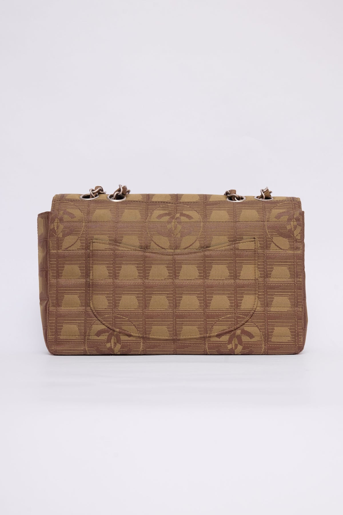 CHANEL GREEN TRAVEL LIGNE FLAP