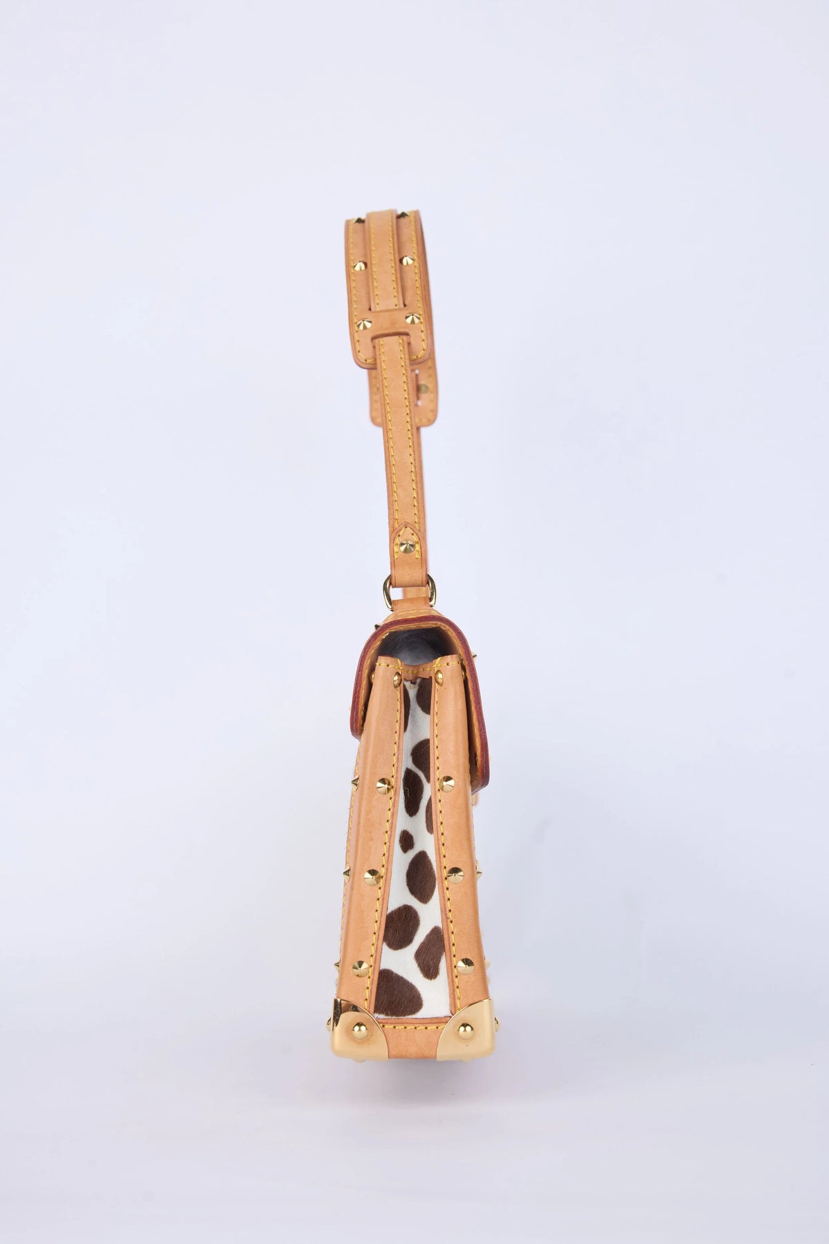 RARE LOUIS VUITTON BLACK  MULTICOLOR  MONOGRAM DALMATIAN SAC RABAT