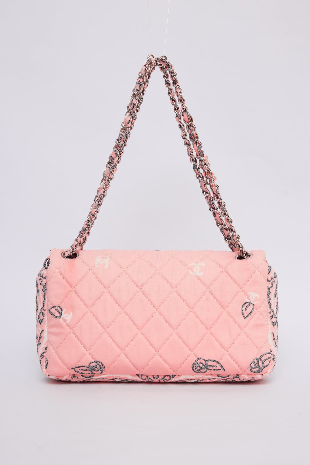 CHANEL PINK BANDANA FLAP