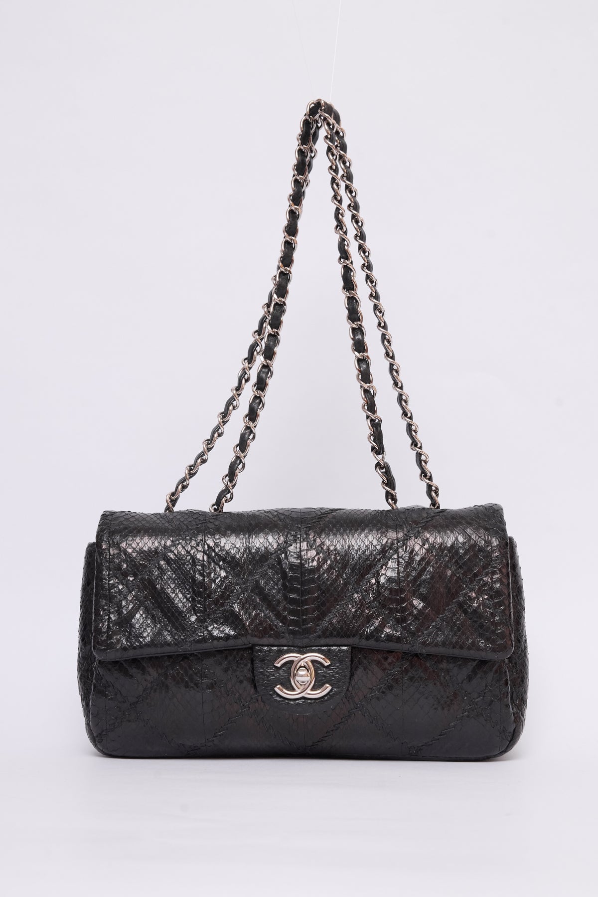 CHANEL PYTHON ULTIMATE STITCH FLAP