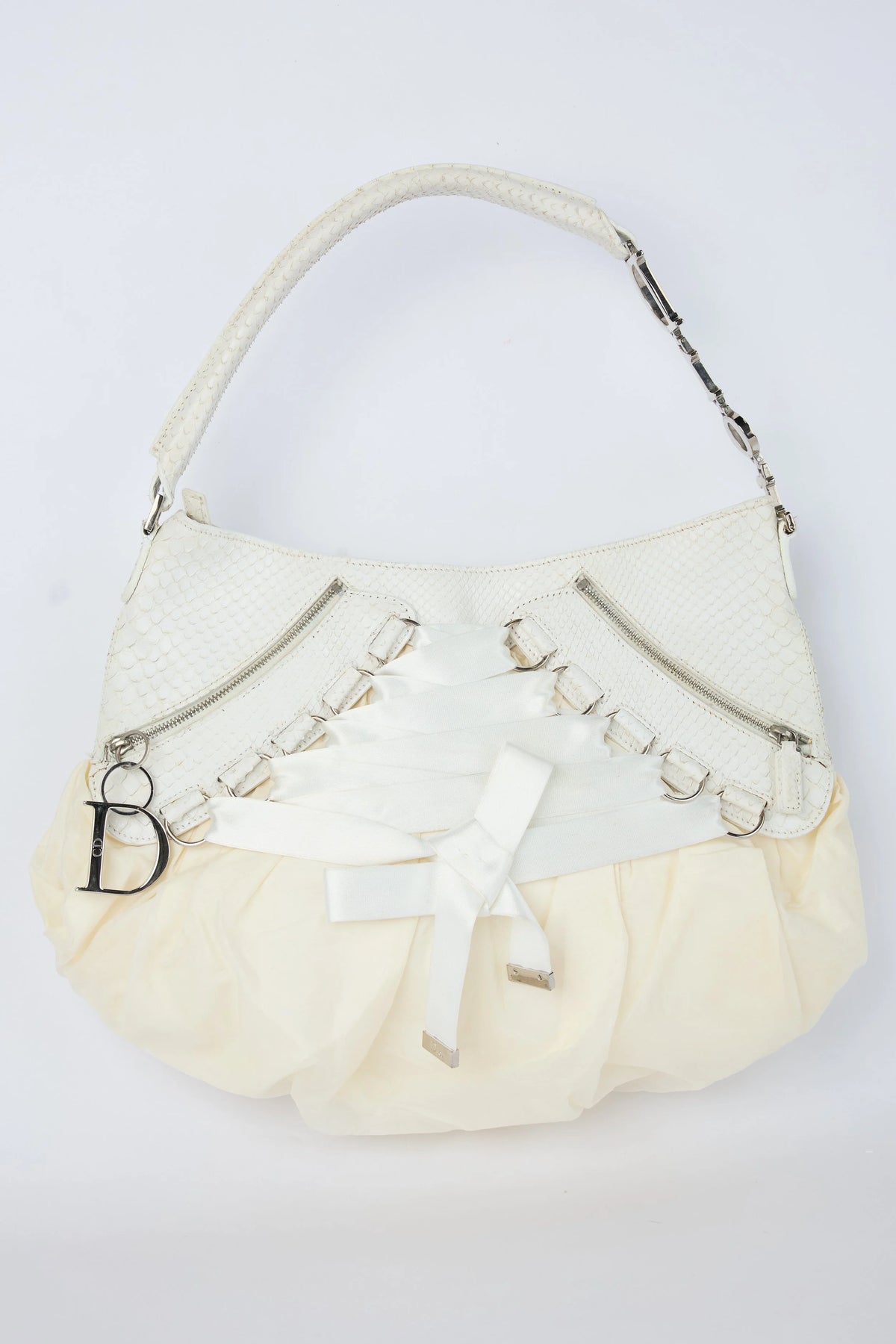 DIOR WHITE BALLET CORSET BAG