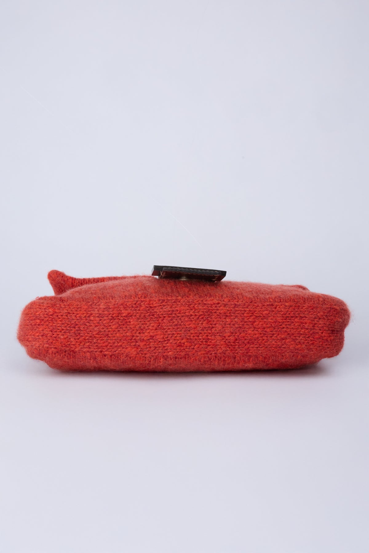 FENDI RED KNIT BAGUETTE