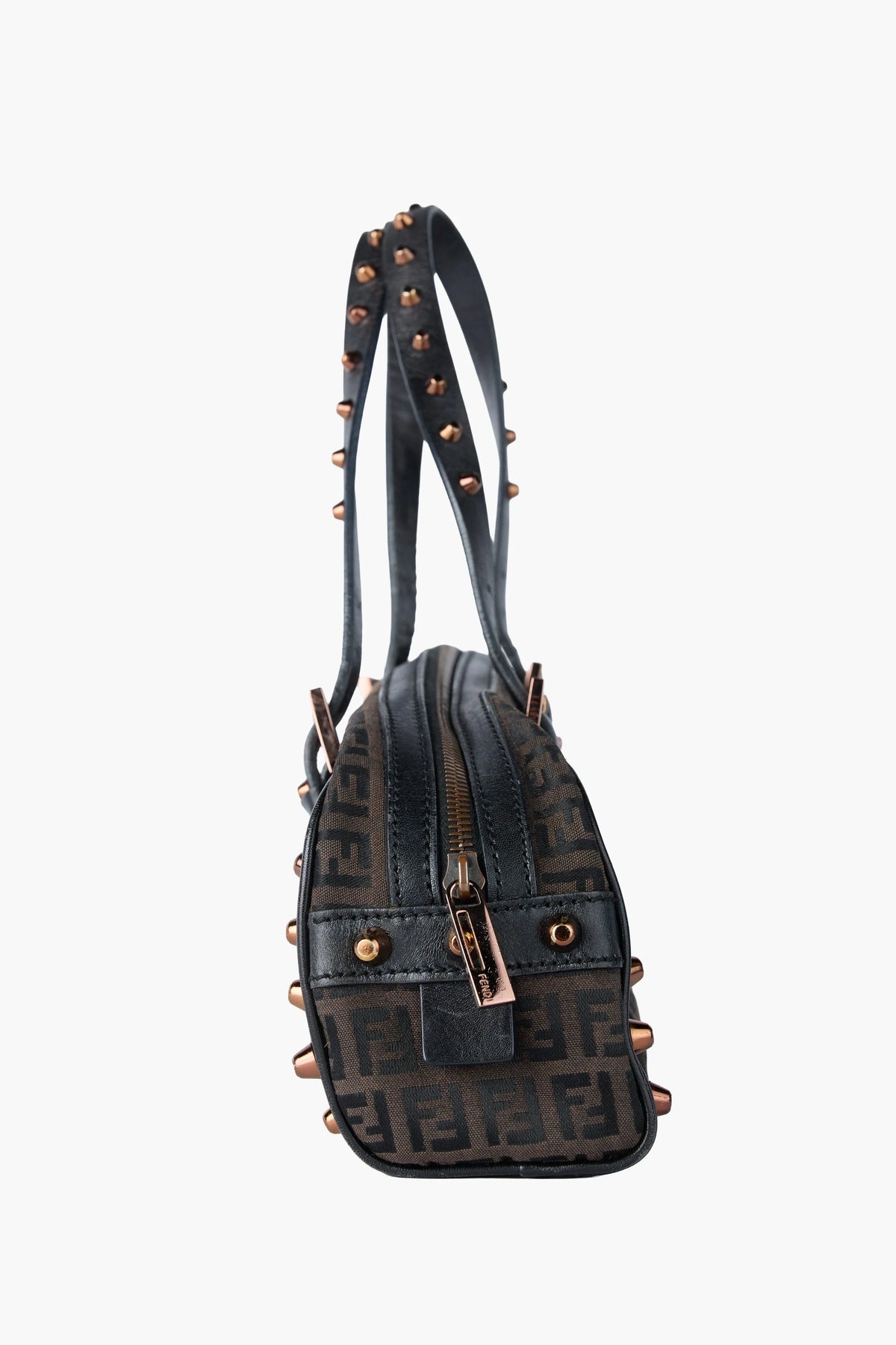 Fendi Studded Zucchino Bowler