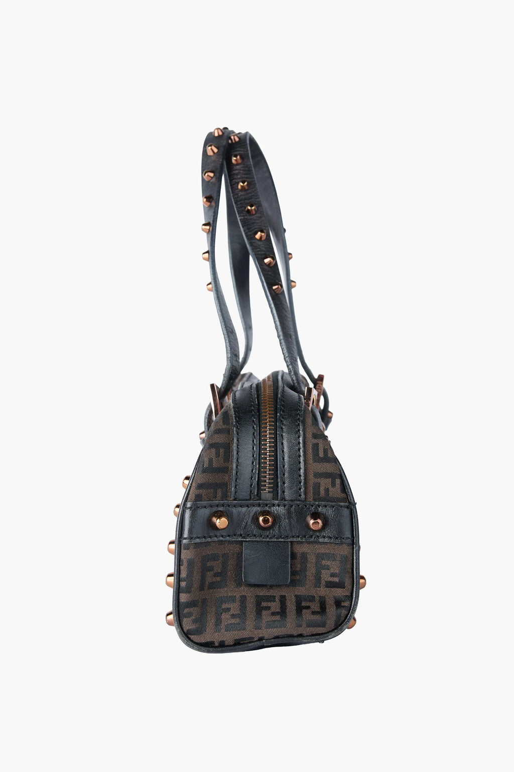 Fendi Studded Zucchino Bowler