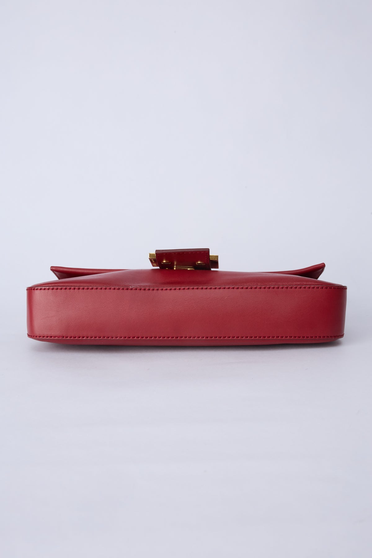 FENDI RED LEATHER BAGUETTE
