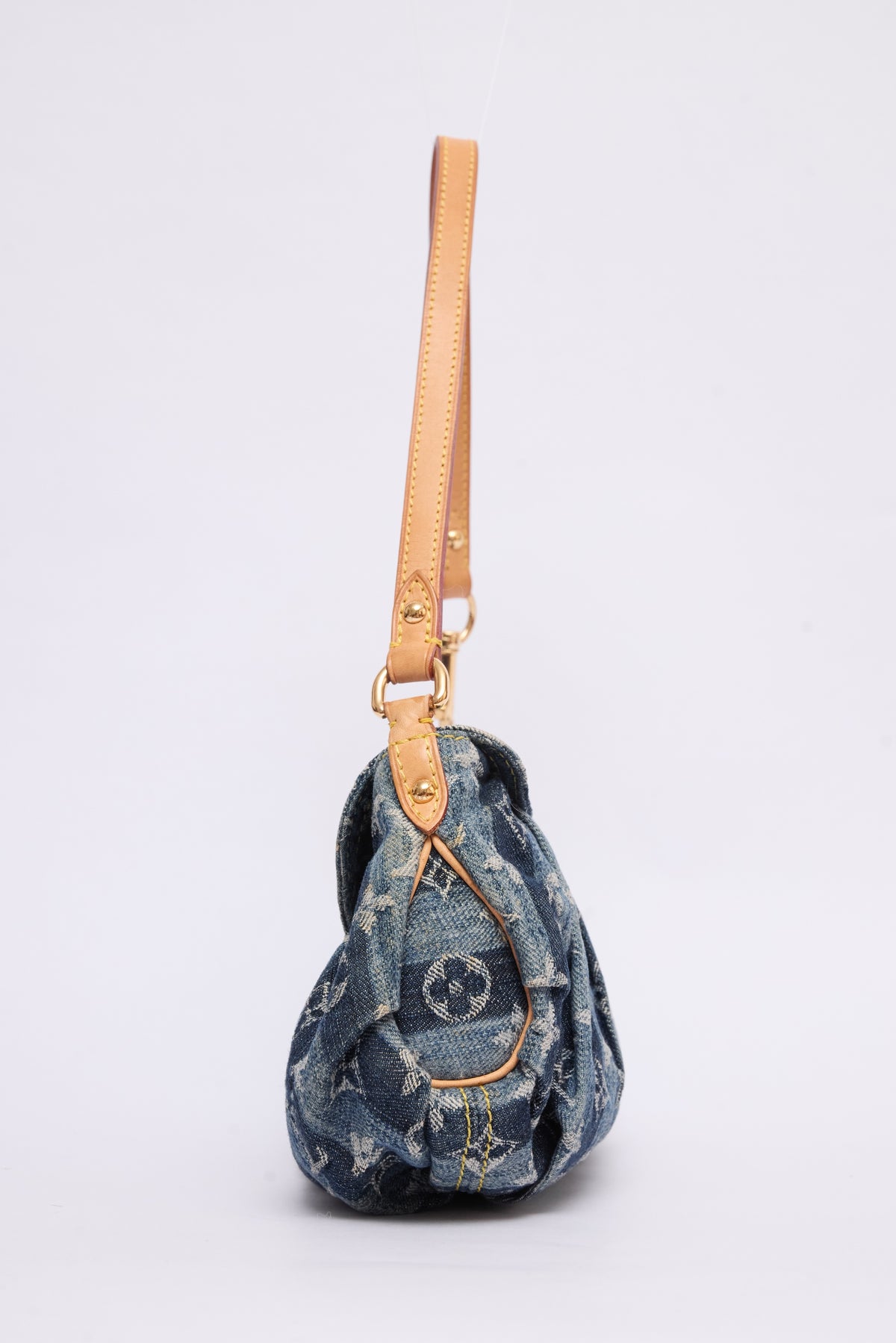 LOUIS VUITTON DENIM RAYE PLEATY