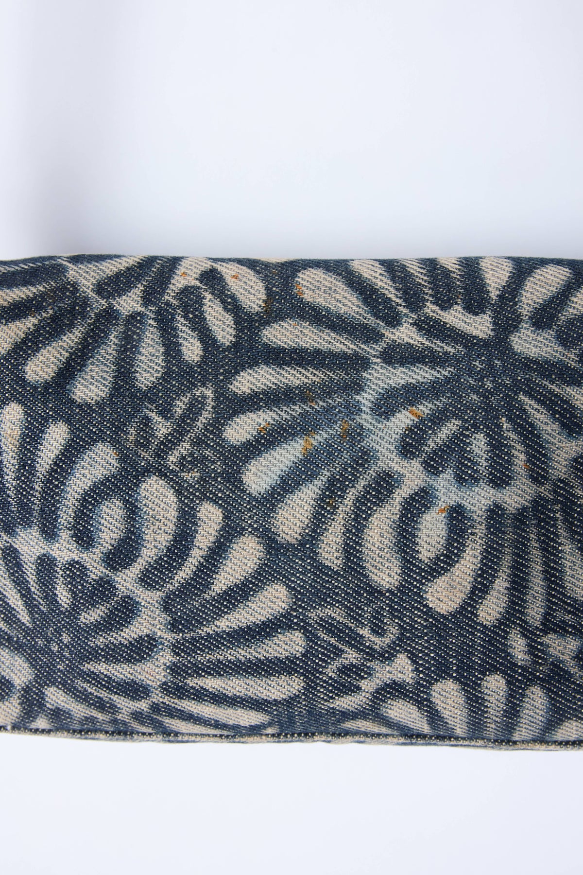 FENDI DENIM FLORAL MINI BAGUETTE