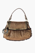 Fendi Bronze Shearling Mini Chef