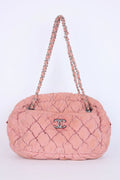 CHANEL BUBBLE QUILTED BAG RED