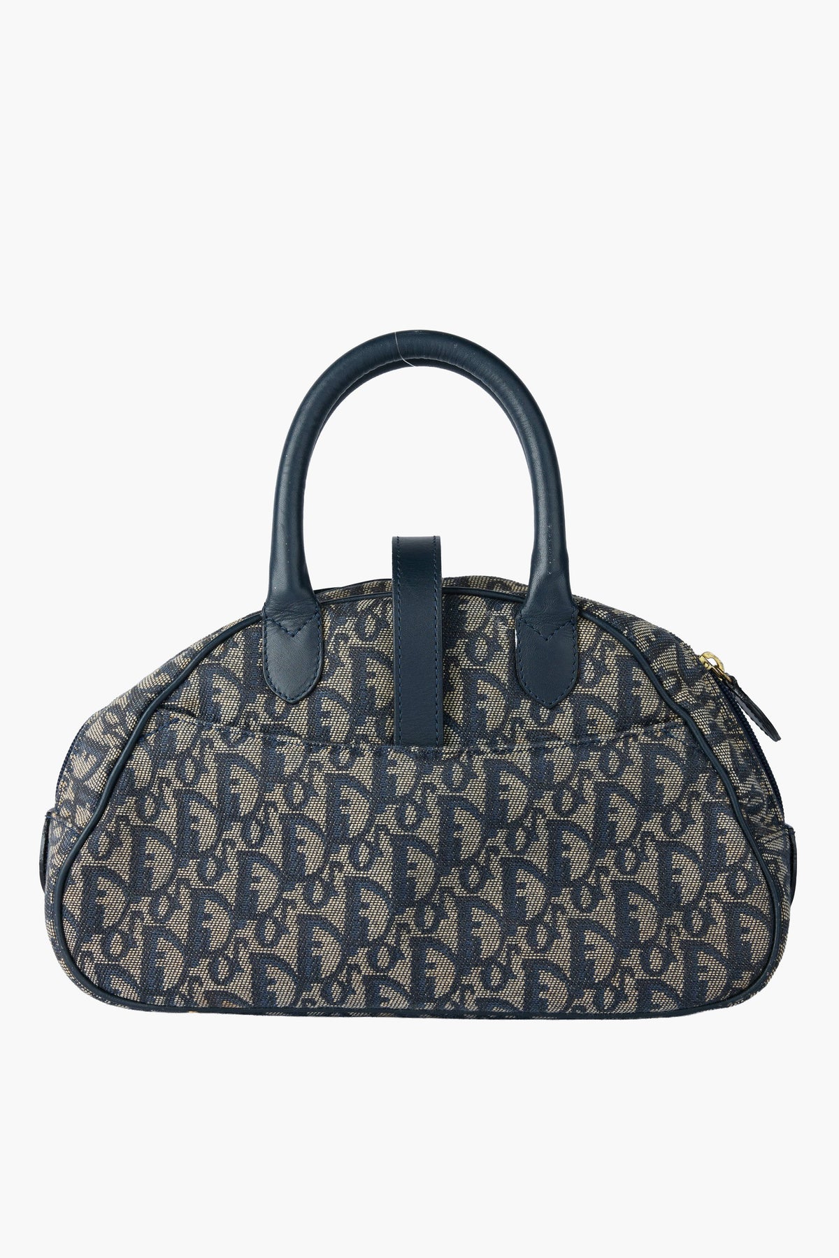 Dior Diorissimo Navy Double Saddle Mini
