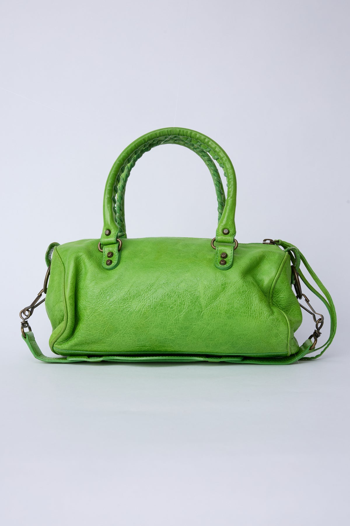 BALENCIAGA APPLE GREEN MINI TWIGGY