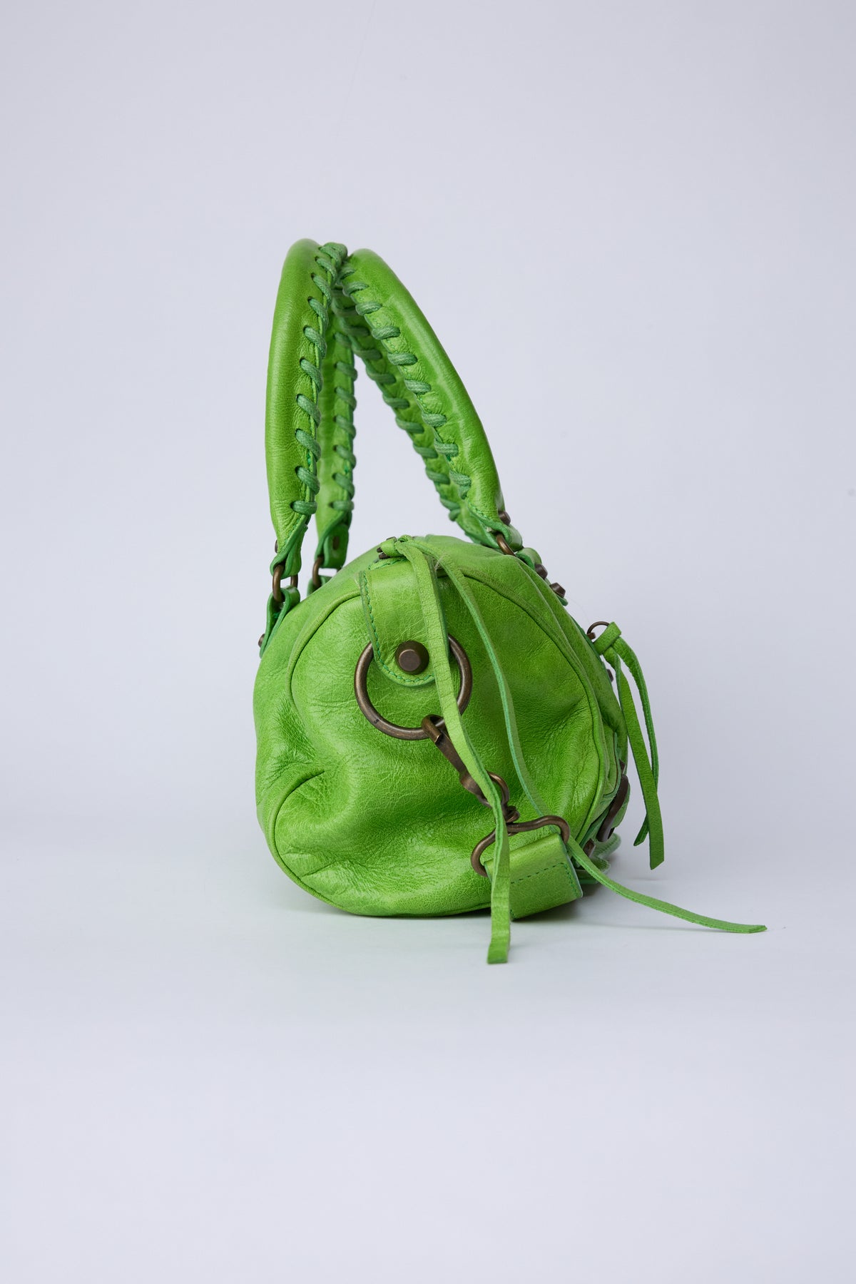 BALENCIAGA APPLE GREEN MINI TWIGGY