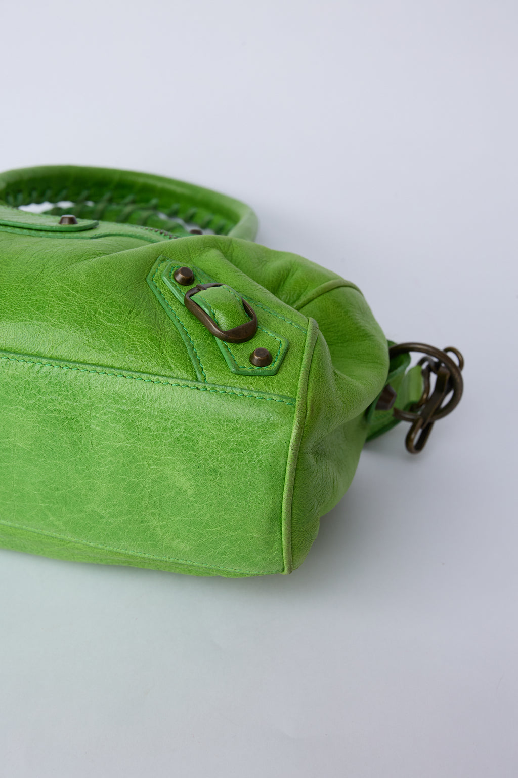 BALENCIAGA APPLE GREEN MINI TWIGGY