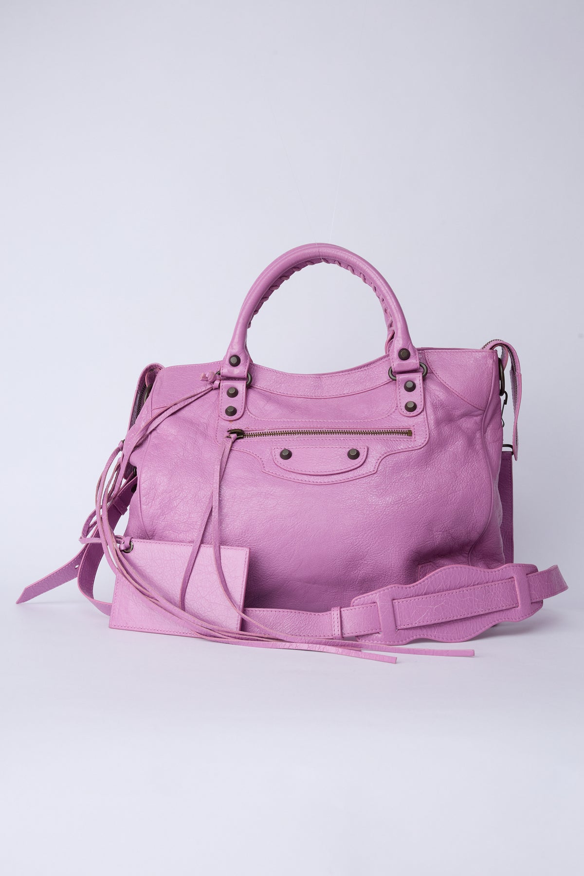 BALENCIAGA PURPLE VELO BAG