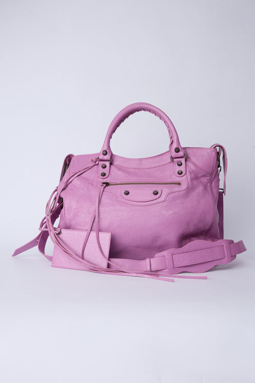 BALENCIAGA PURPLE VELO BAG