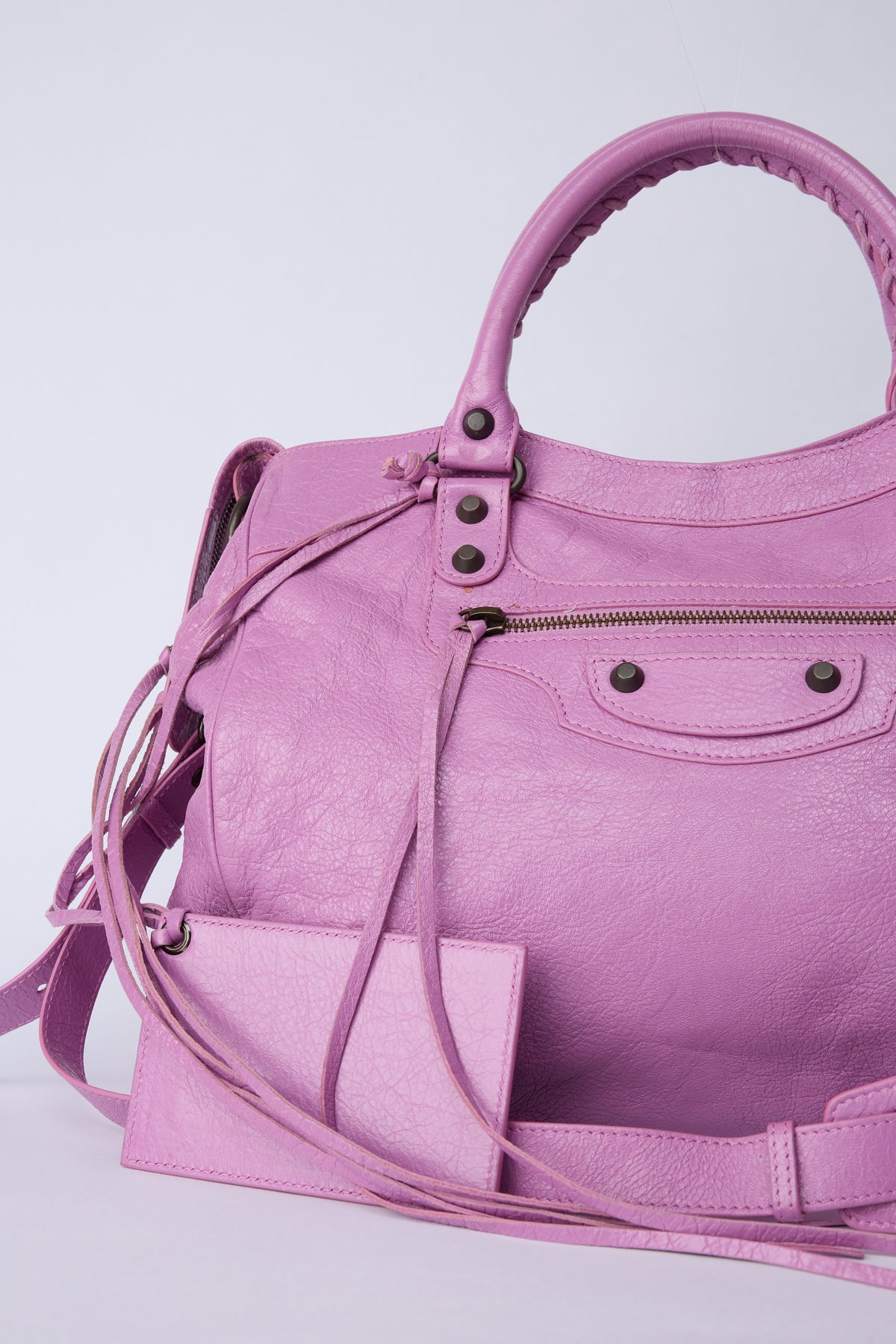 BALENCIAGA PURPLE VELO BAG