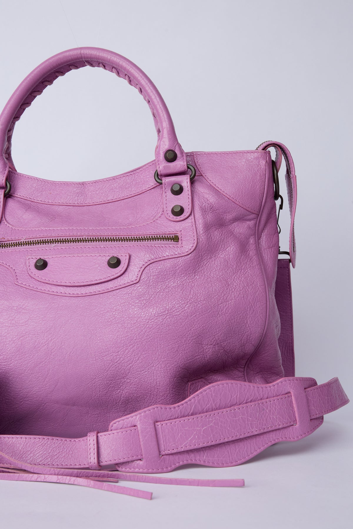 BALENCIAGA PURPLE VELO BAG