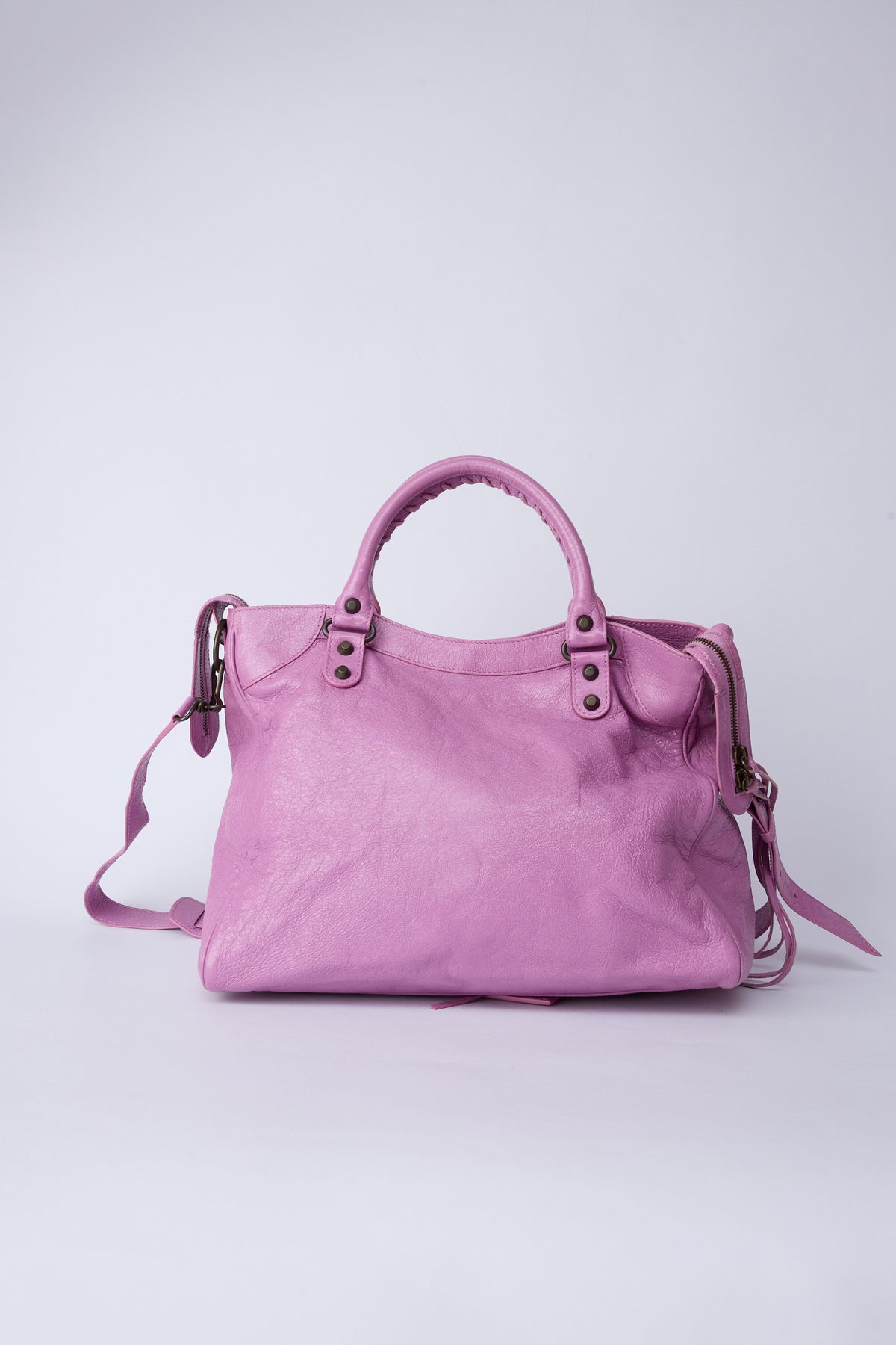 BALENCIAGA PURPLE VELO BAG