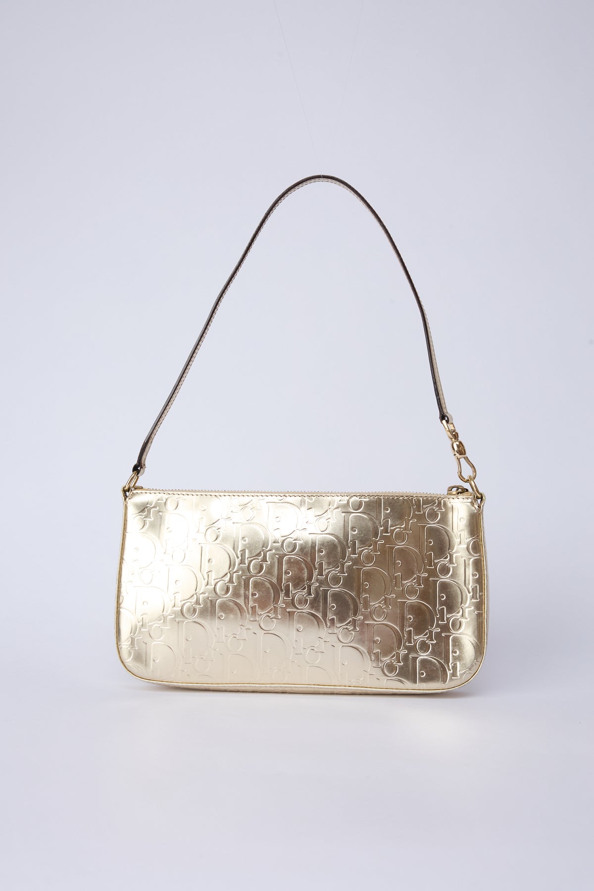 DIOR METALLIC TROTTER POCHETTE