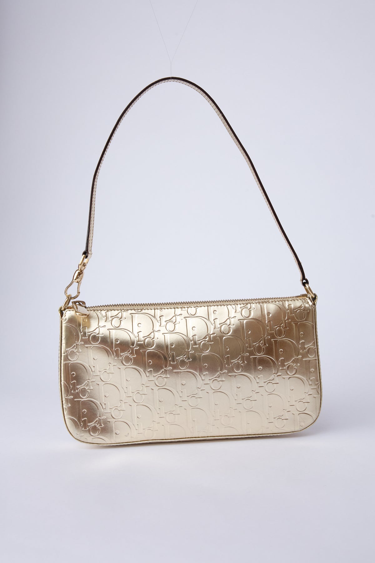 DIOR METALLIC TROTTER POCHETTE