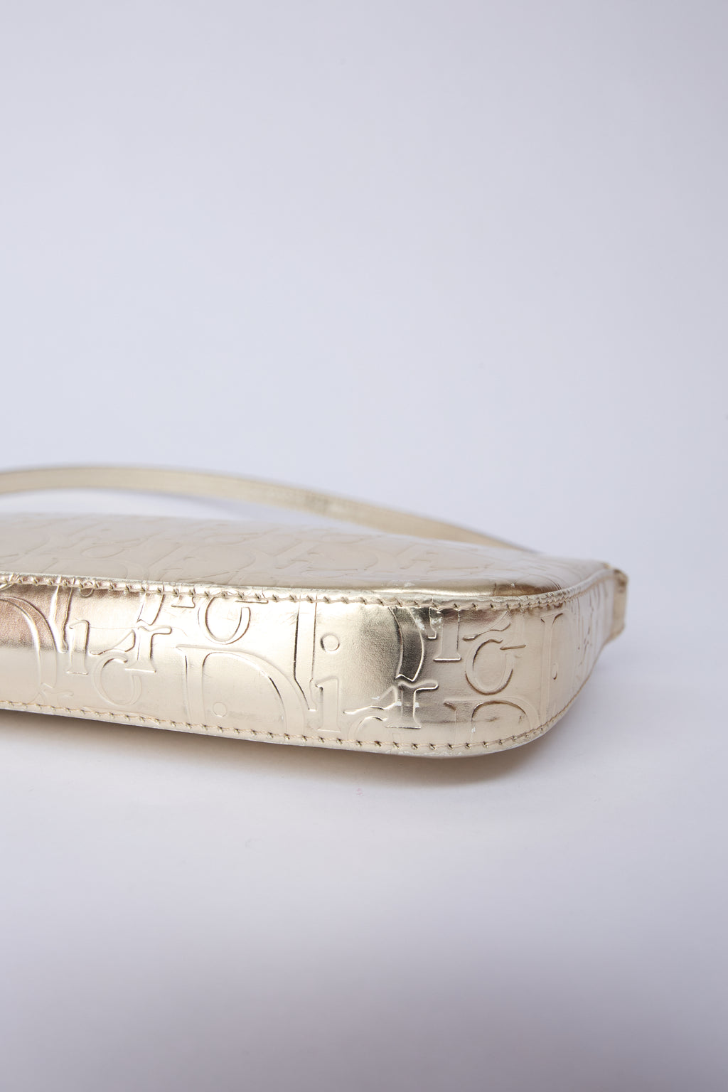 DIOR METALLIC TROTTER POCHETTE