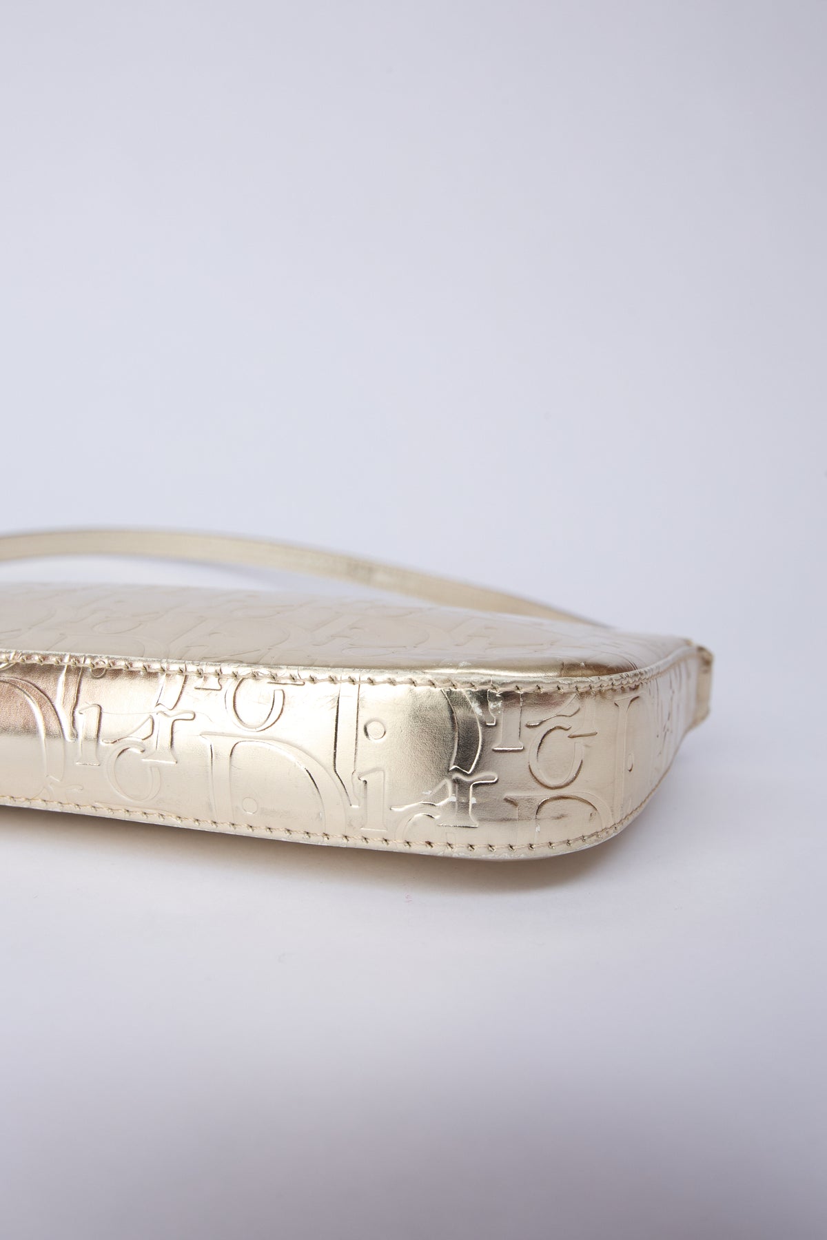 DIOR METALLIC TROTTER POCHETTE