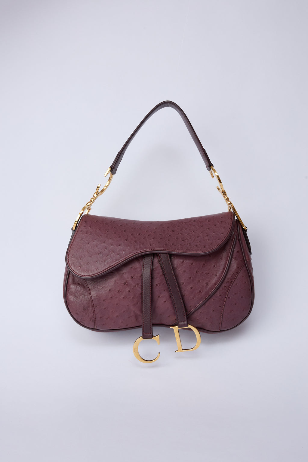 DIOR PURPLE DOUBLE SADDLE