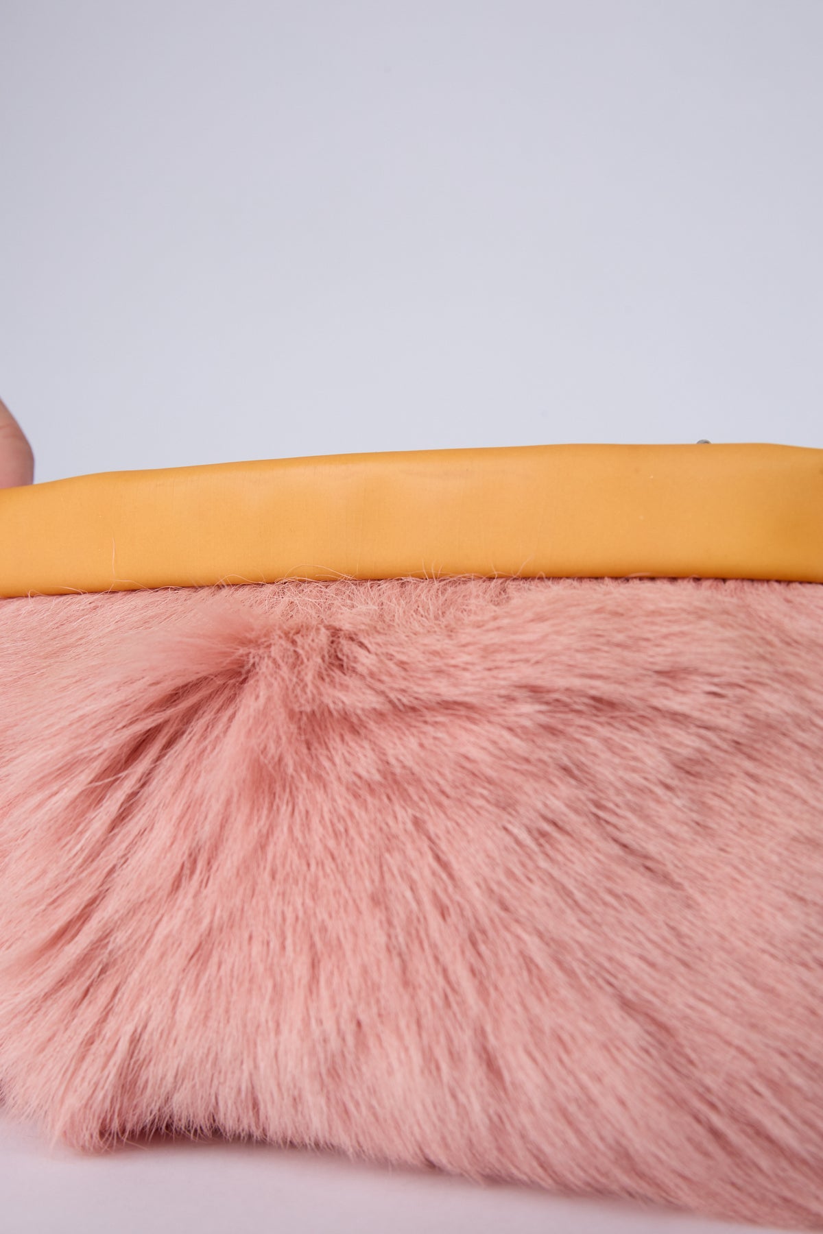 CHANEL PINK FUR POCHETTE