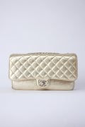 CHANEL METALLIC ACCORDIAN FLAP