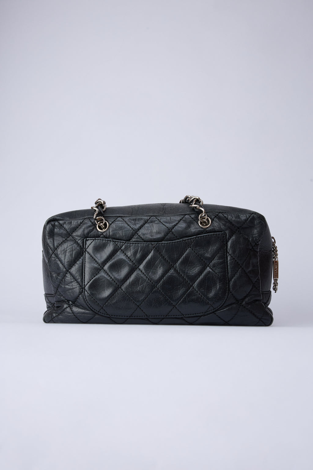 CHANEL CAMBON LIGNE BLACK CHAIN BOWLER
