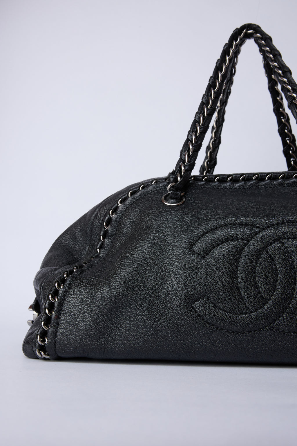 CHANEL BLACK BOWLER