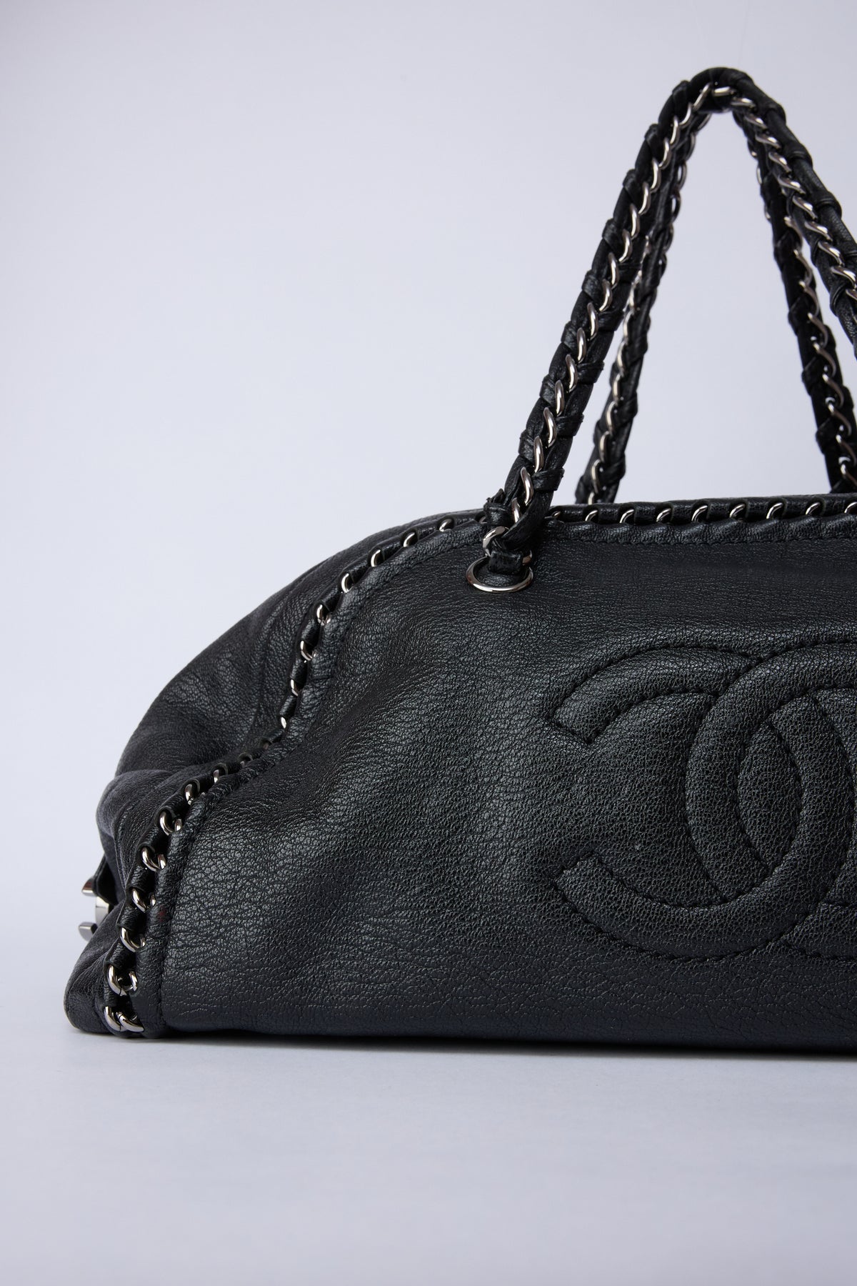 CHANEL BLACK BOWLER