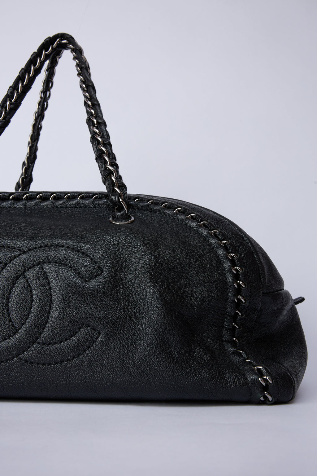 CHANEL BLACK BOWLER