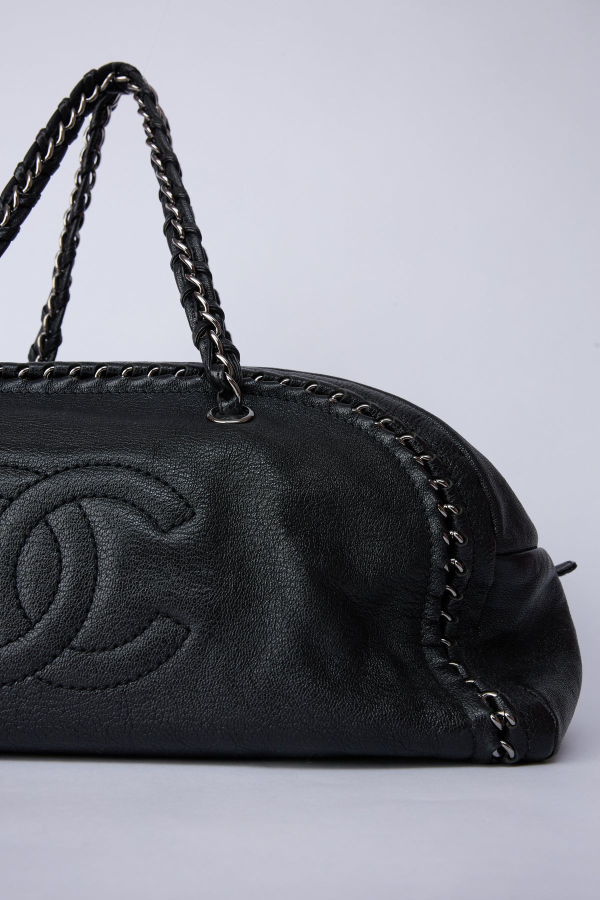 CHANEL BLACK BOWLER