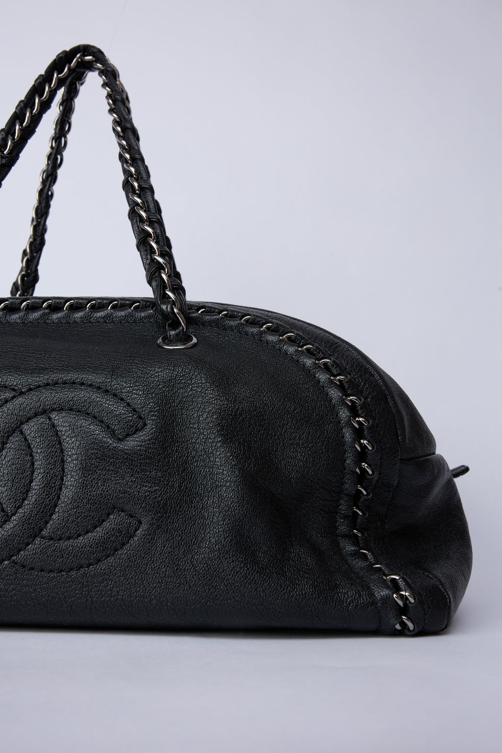 CHANEL BLACK BOWLER