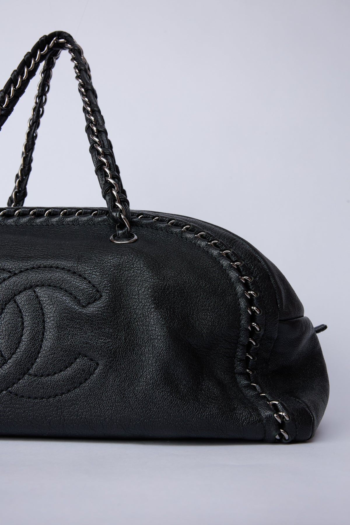 CHANEL BLACK BOWLER