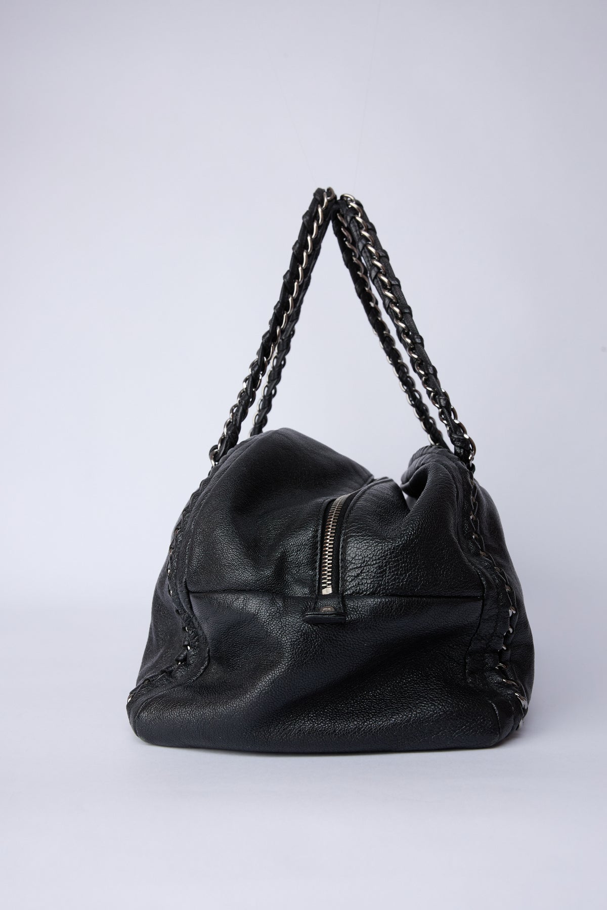 CHANEL BLACK BOWLER