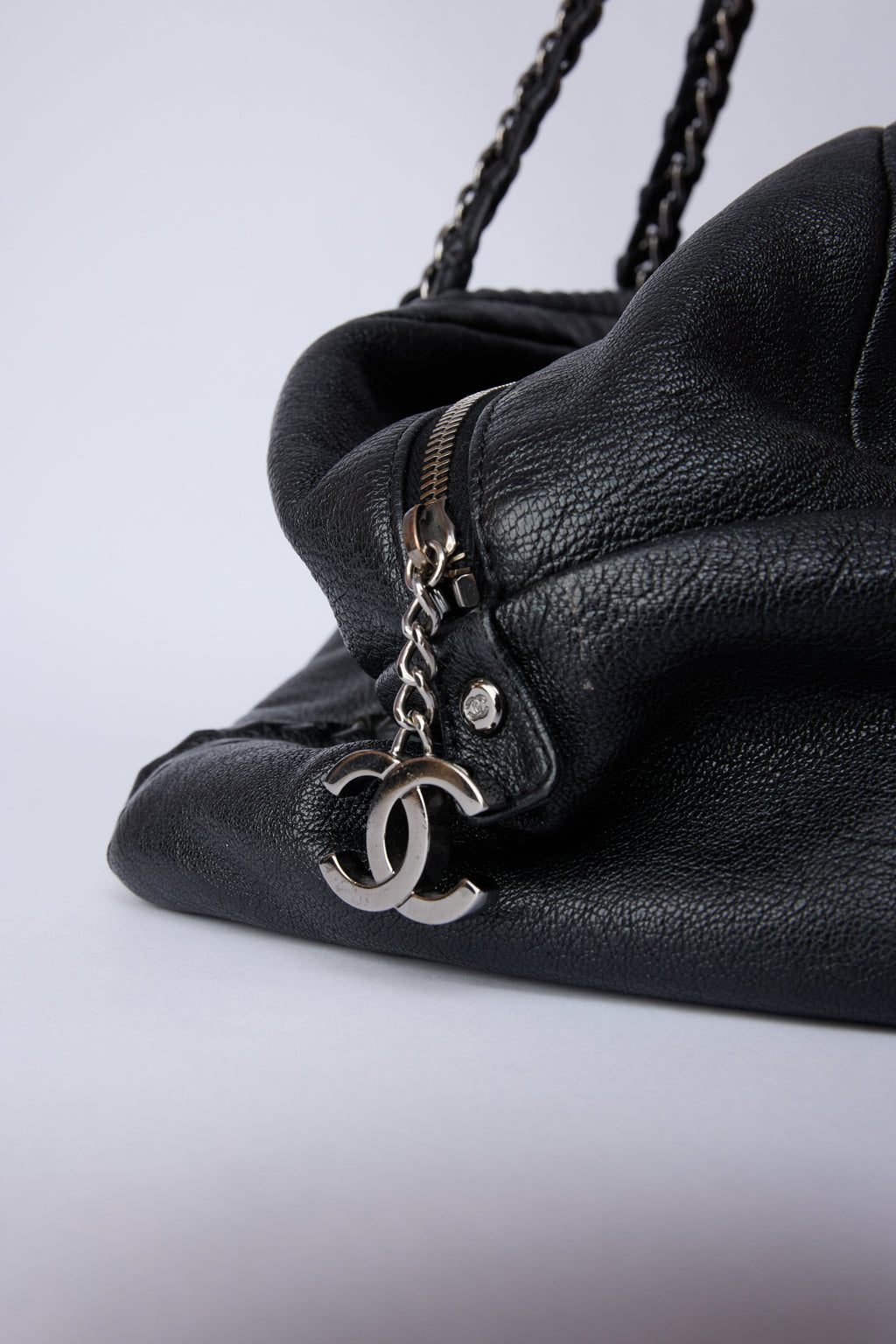 CHANEL BLACK BOWLER