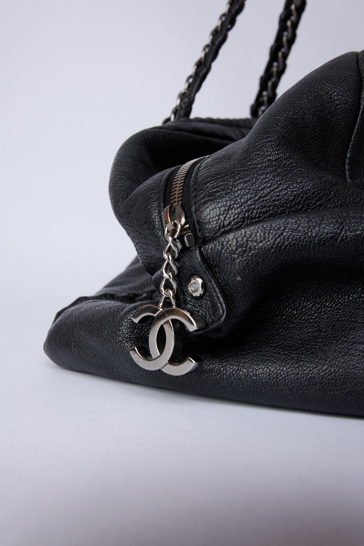 CHANEL BLACK BOWLER