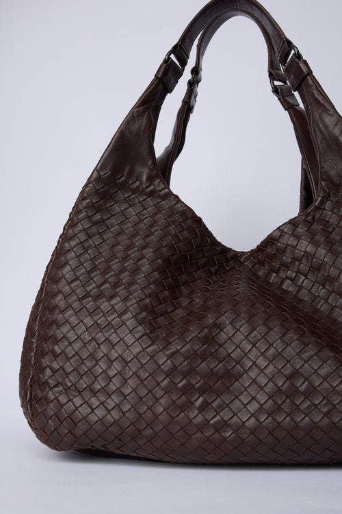 BOTTEGA VENETA BROWN LARGE TOTE
