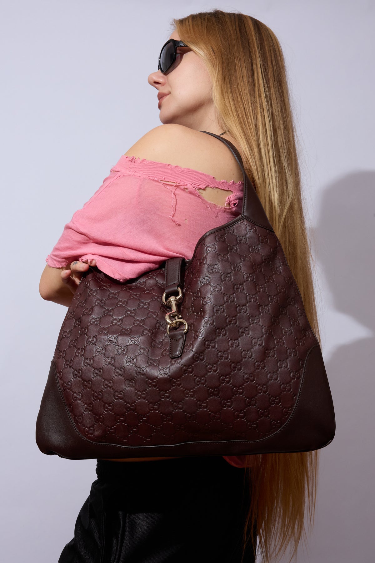 GUCCI LARGE BROWN JACKIE