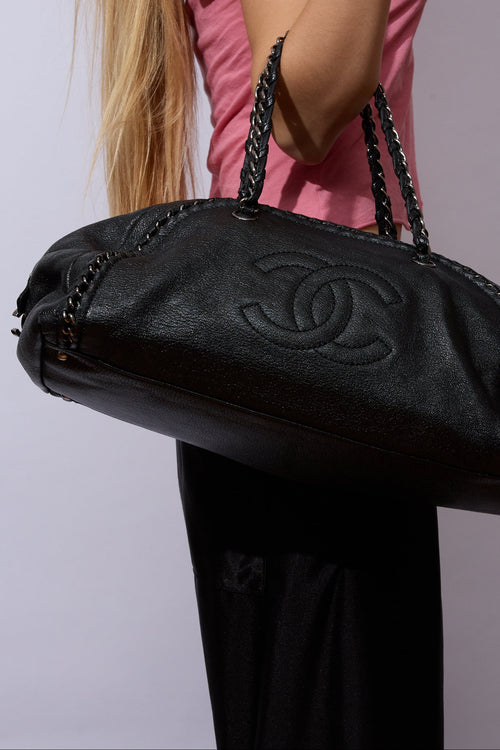 CHANEL BLACK BOWLER