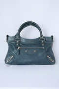 BALENCIAGA TEAL FIRST BAG