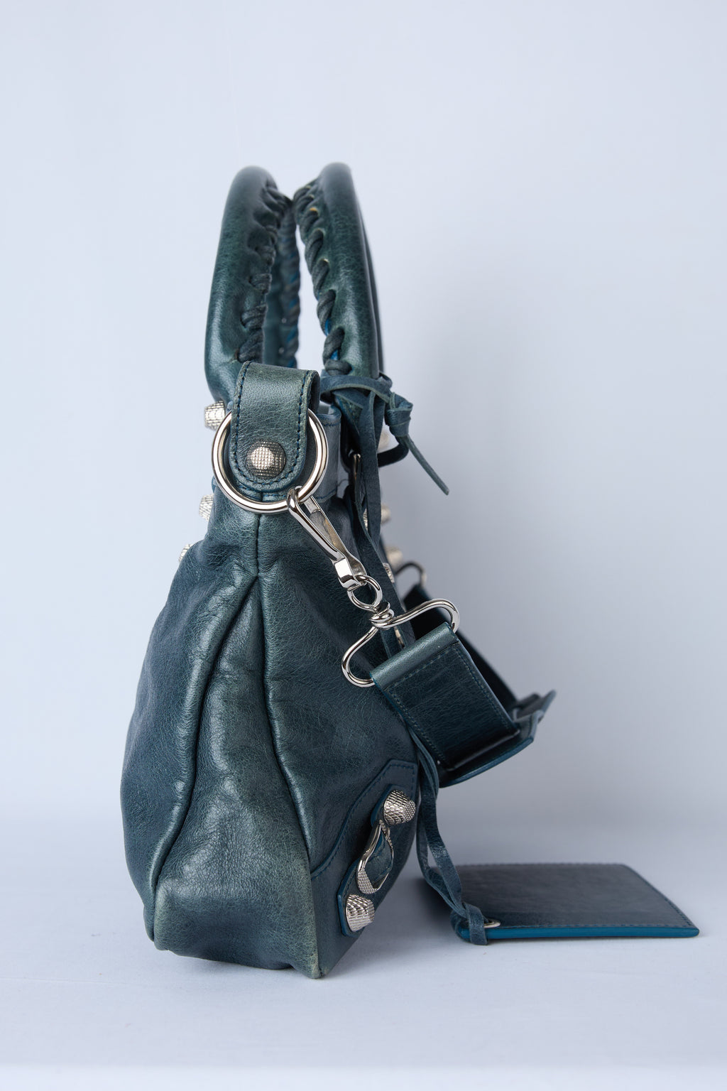 BALENCIAGA TEAL FIRST BAG