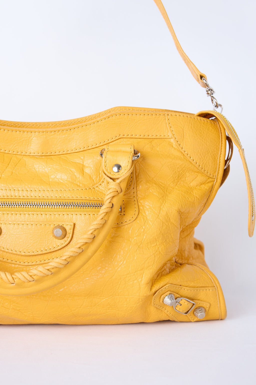 BALENCIAGA YELLOW MEDIUM BAG