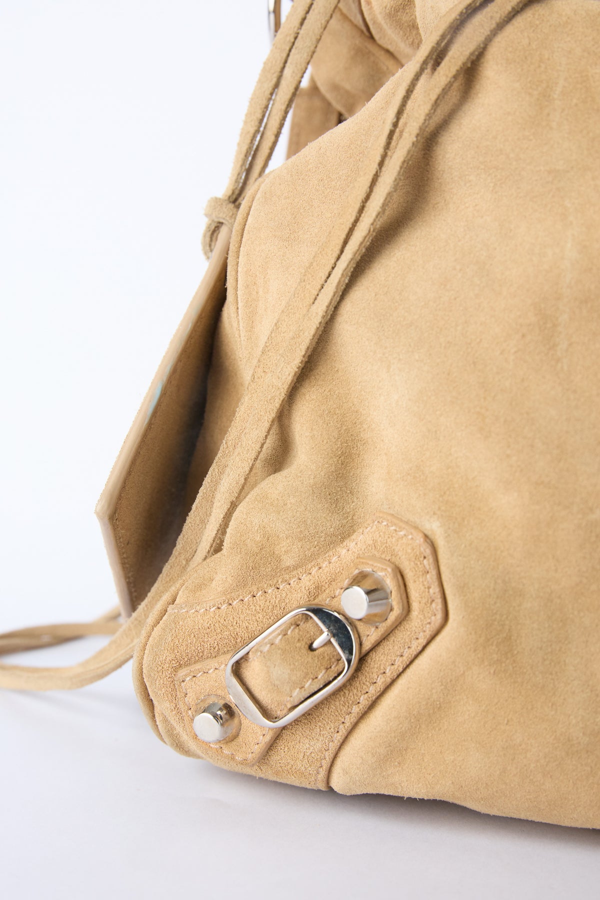 BALENCIAGA TAN SUEDE VELO CITY