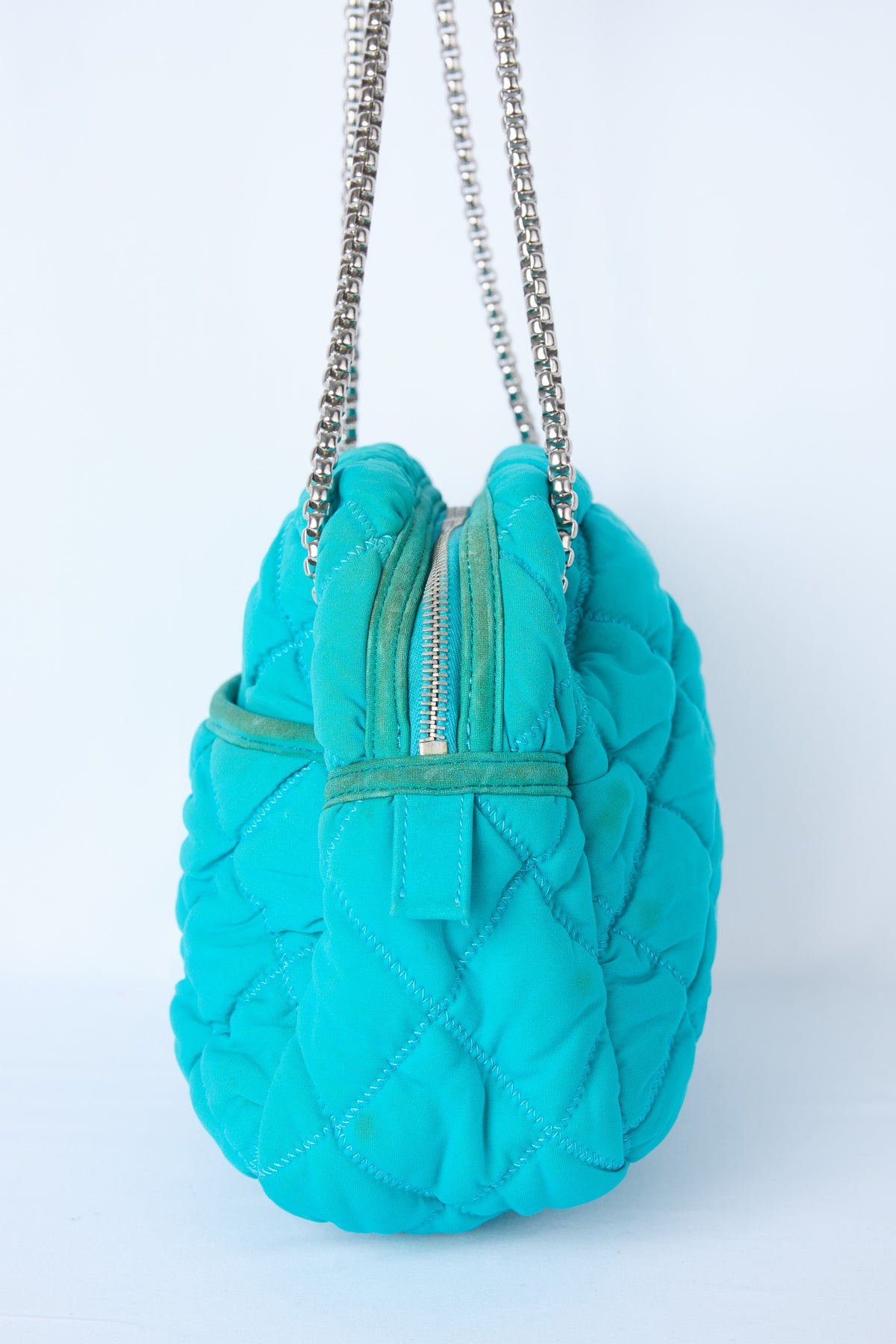 CHANEL BLUE BUBBLE BAG