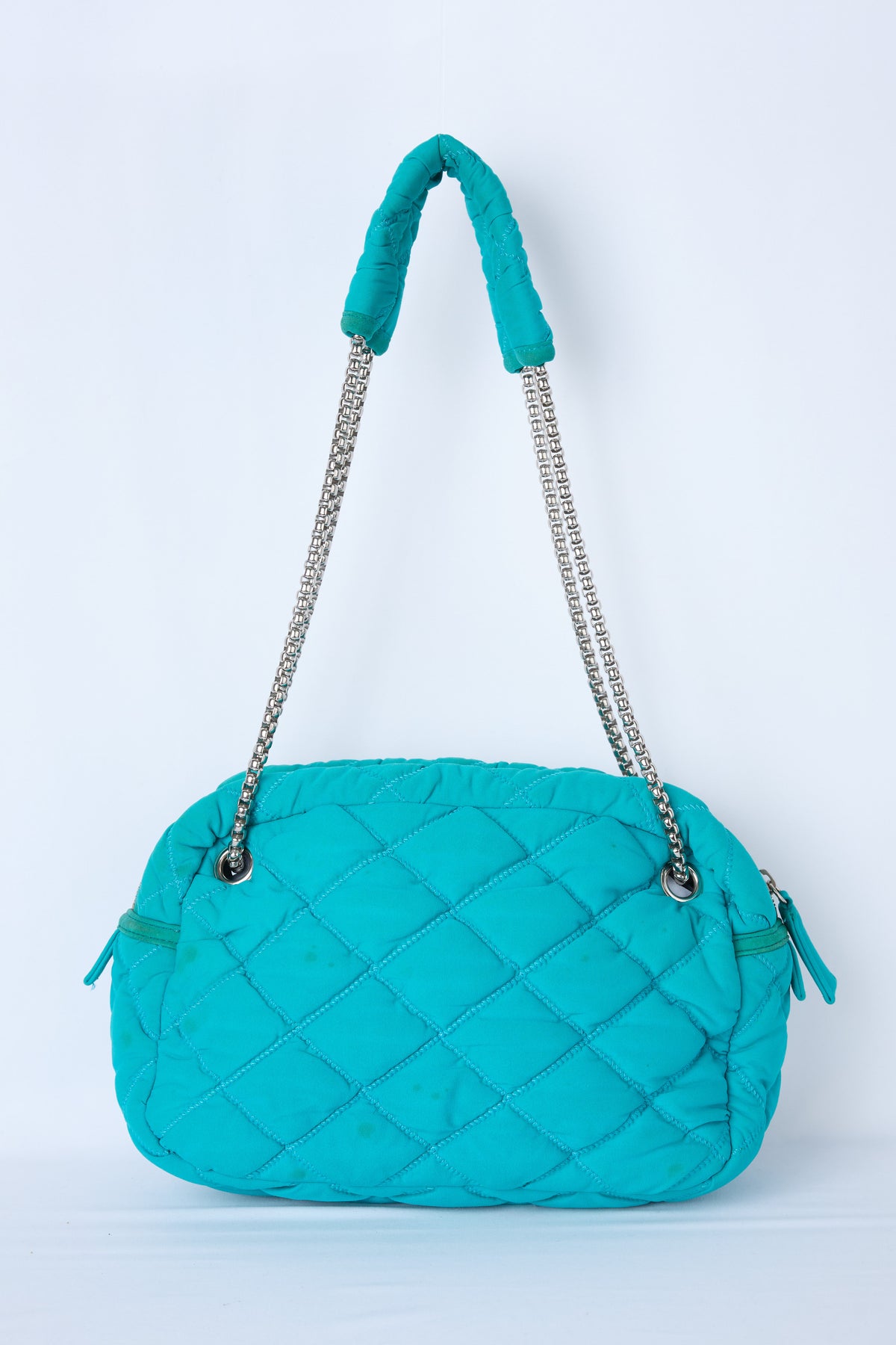 CHANEL BLUE BUBBLE BAG