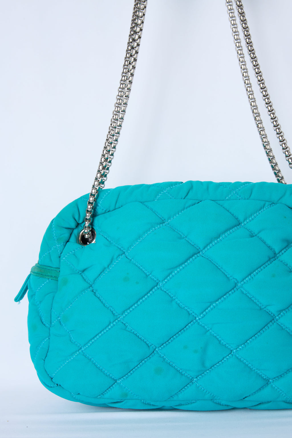 CHANEL BLUE BUBBLE BAG